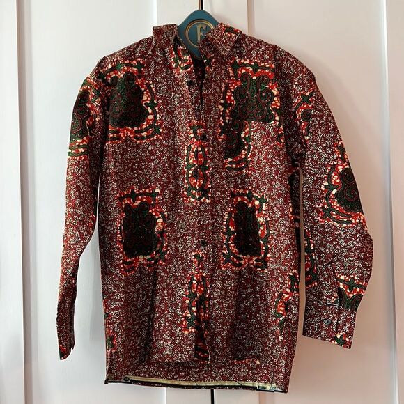 Vintage Other - Vintage Handmade Amazing Print Shirt - M